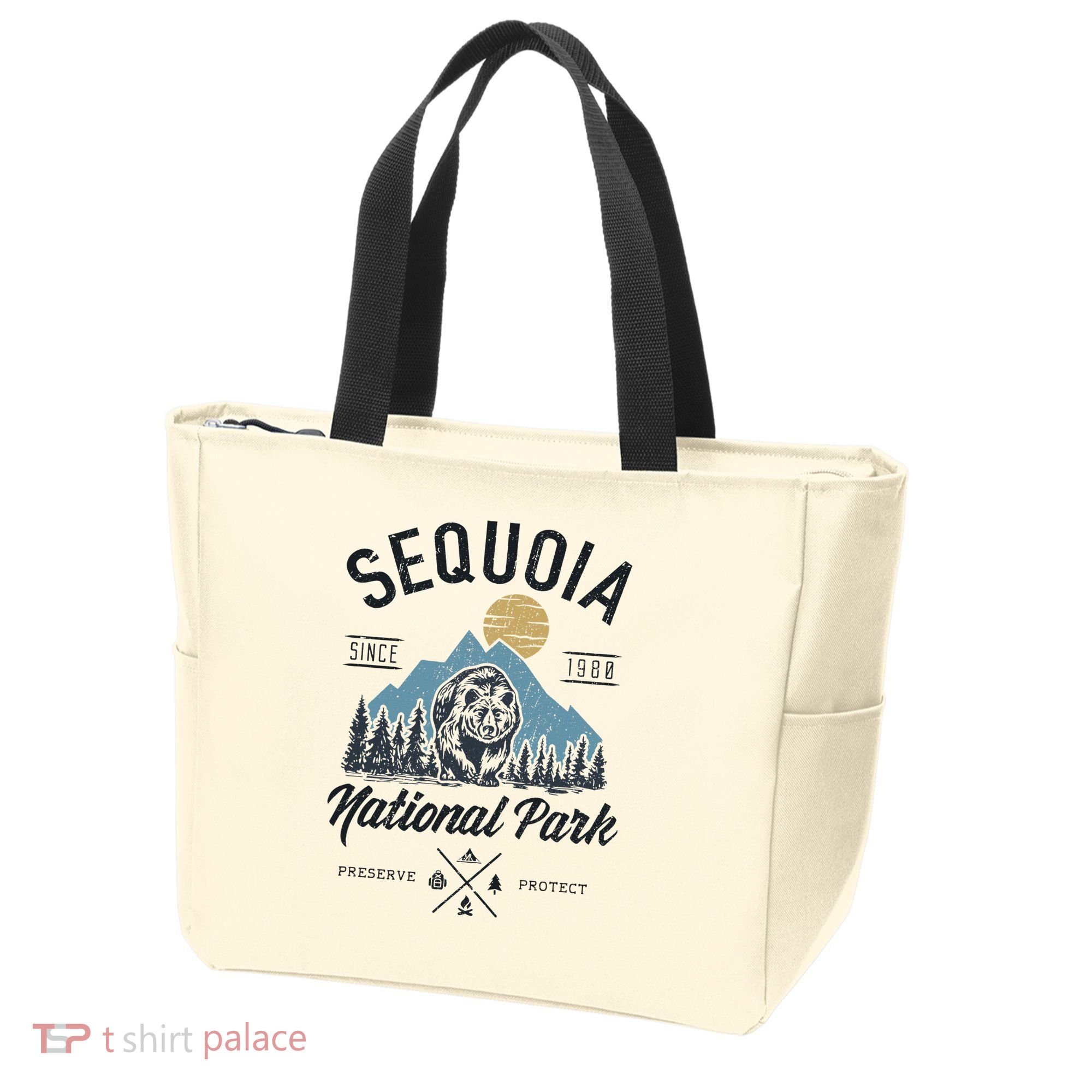 Sequoia National Park Novelty Hiking Camping Tote Bag