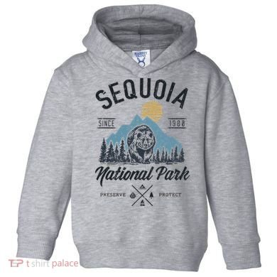 Sequoia National Park Novelty Hiking Camping Toddler Hoodie