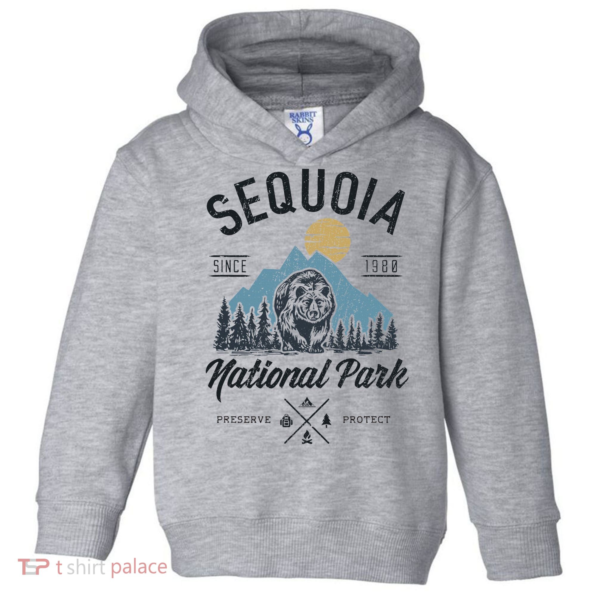 Sequoia National Park Novelty Hiking Camping Toddler Hoodie