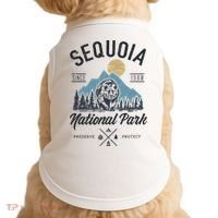 Sequoia National Park Novelty Hiking Camping Doggie Tank thumb 0