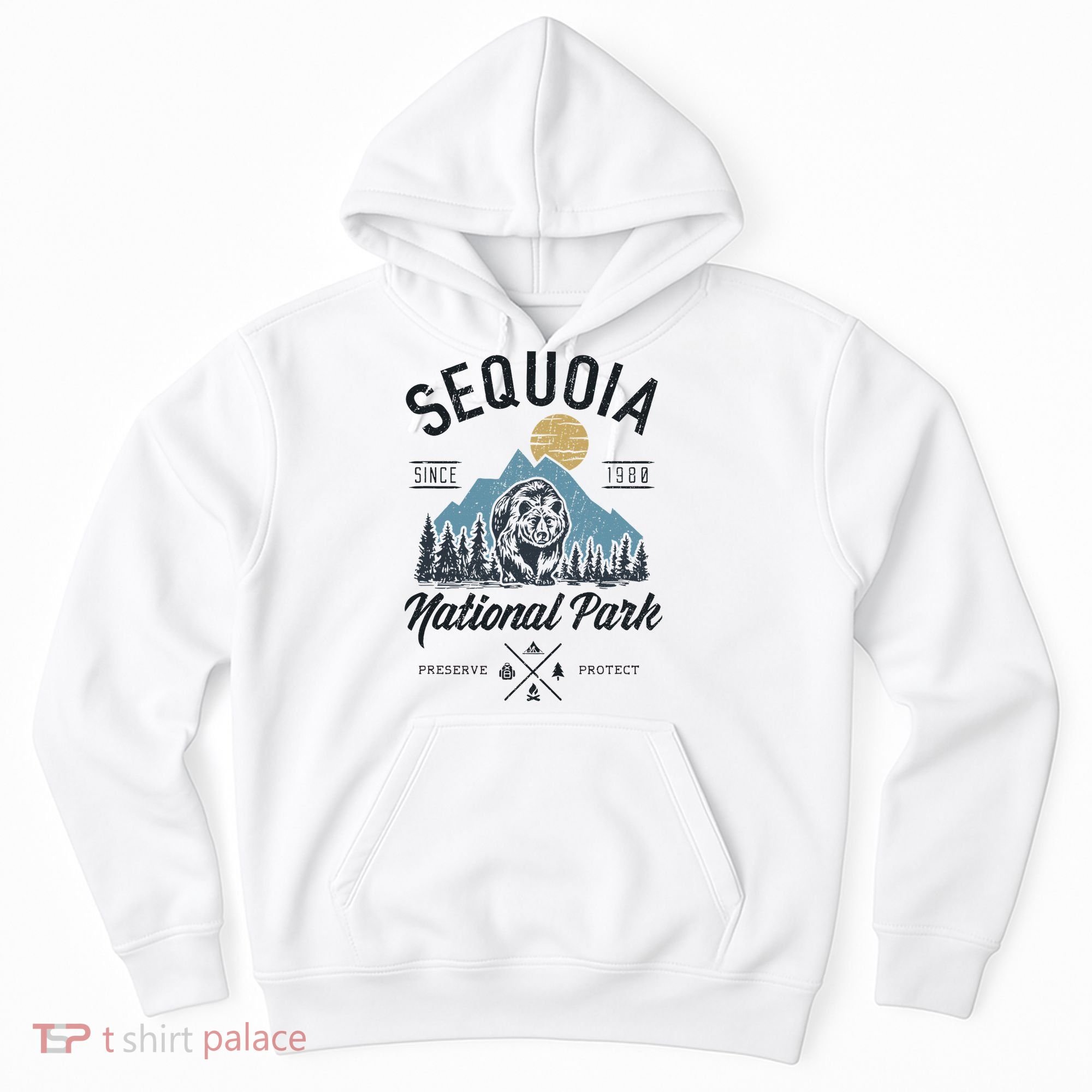 Sequoia National Park Novelty Hiking Camping Hoodie