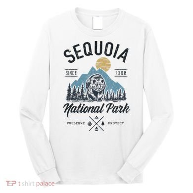 Sequoia National Park Novelty Hiking Camping Long Sleeve Shirt