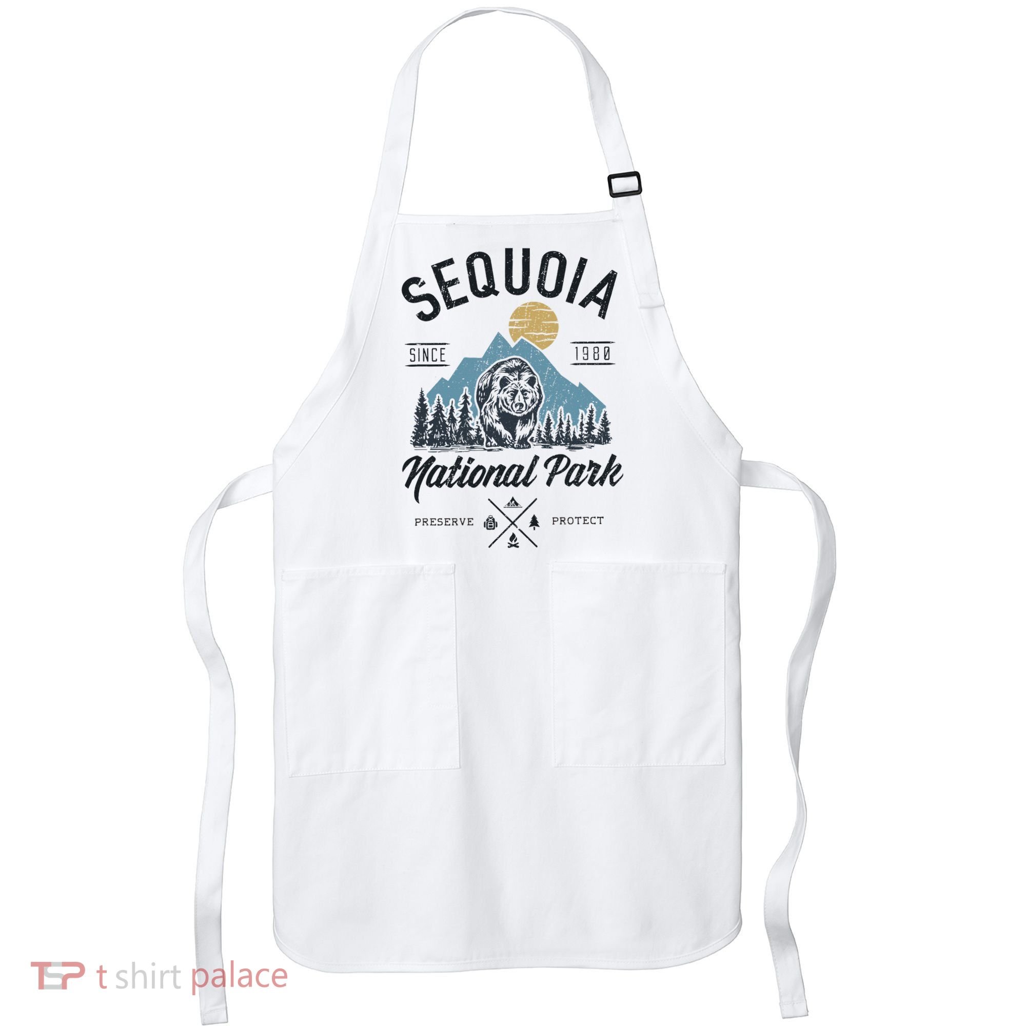 Sequoia National Park Novelty Hiking Camping Apron