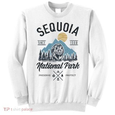 Sequoia National Park Novelty Hiking Camping Sweatshirt