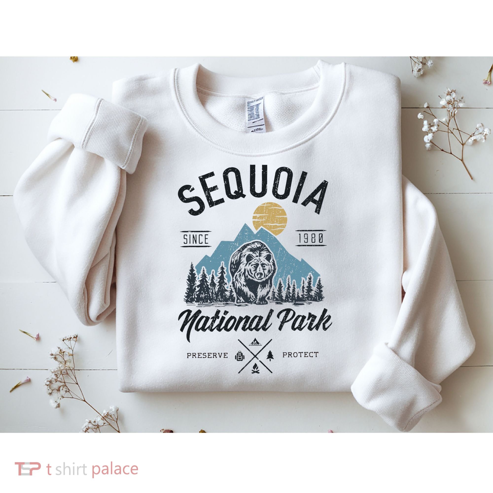 Sequoia National Park Novelty Hiking Camping Sweatshirt