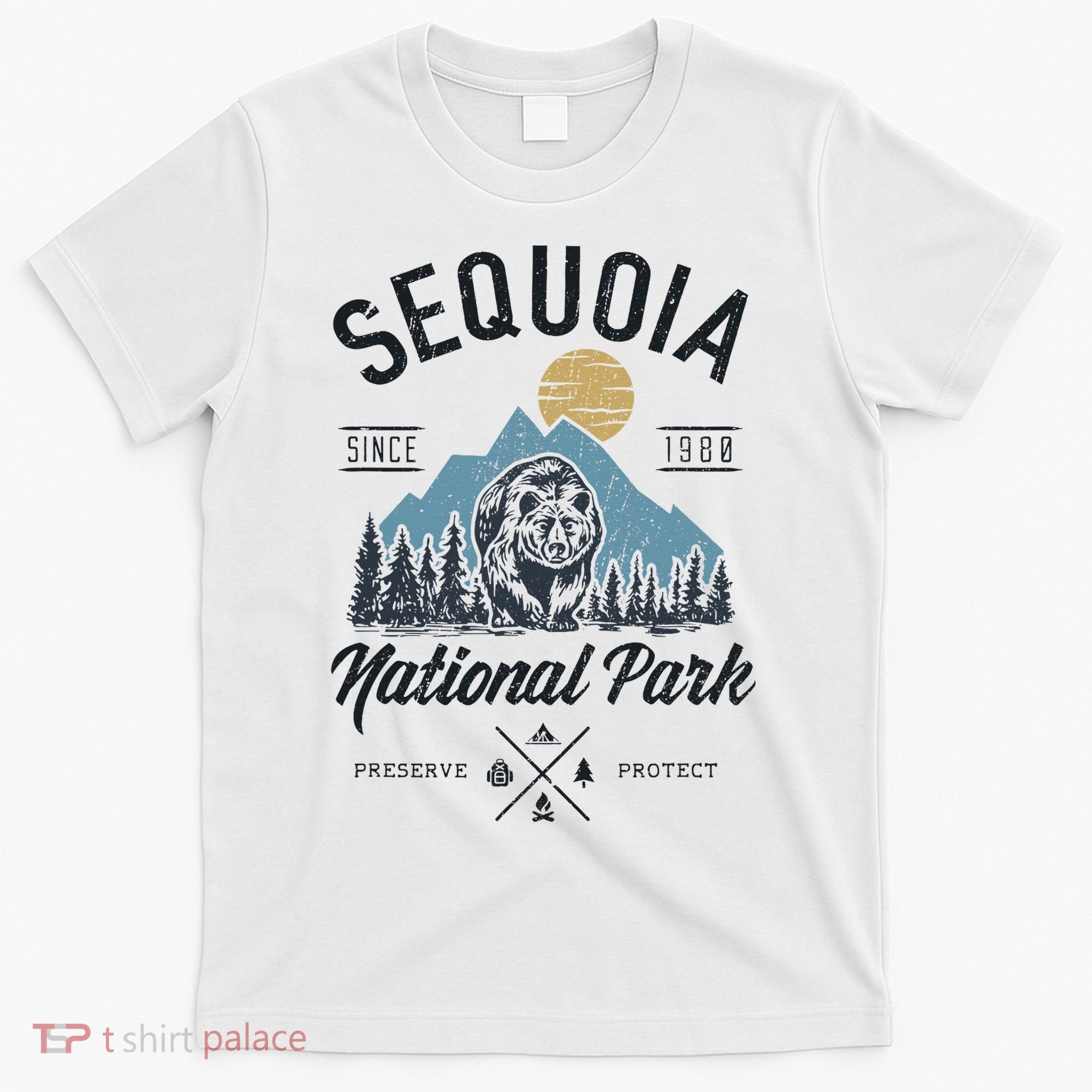 Sequoia National Park Novelty Hiking Camping T-Shirt
