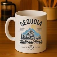 Sequoia National Park Novelty Hiking Camping Coffee Mug thumb 4
