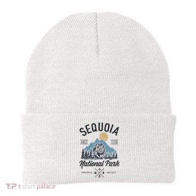 Sequoia National Park Novelty Hiking Camping Beanie