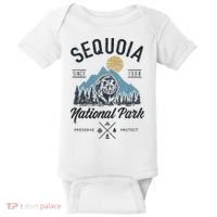 Sequoia National Park Novelty Hiking Camping Baby Bodysuit thumb 0
