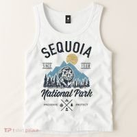 Sequoia National Park Novelty Hiking Camping Tank Top thumb 2