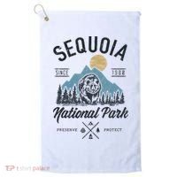 Sequoia National Park Novelty Hiking Camping Golf Towel thumb 0
