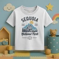 Sequoia National Park Novelty Hiking Camping Toddler T-Shirt thumb 3