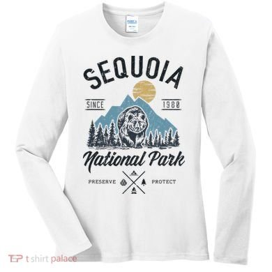 Sequoia National Park Novelty Hiking Camping Women's Long Sleeve Shirt