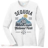 Sequoia National Park Novelty Hiking Camping Women's Long Sleeve Shirt thumb 0