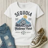 Sequoia National Park Novelty Hiking Camping Women's T-Shirt thumb 3