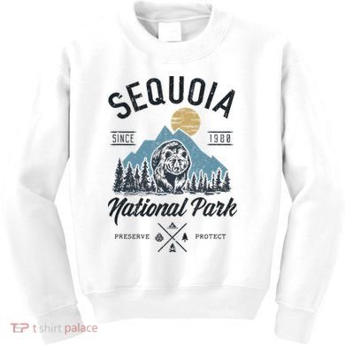 Sequoia National Park Novelty Hiking Camping Kids Sweatshirt