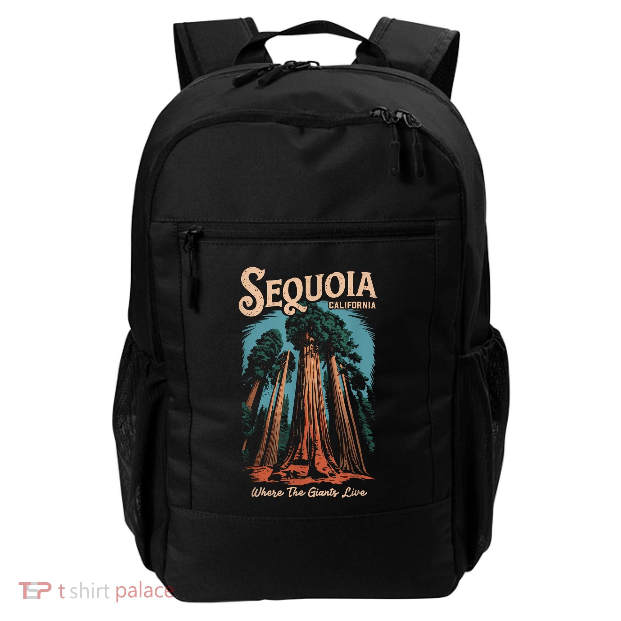 Sequoia National Park California Giant Tree Outdoors Backpack