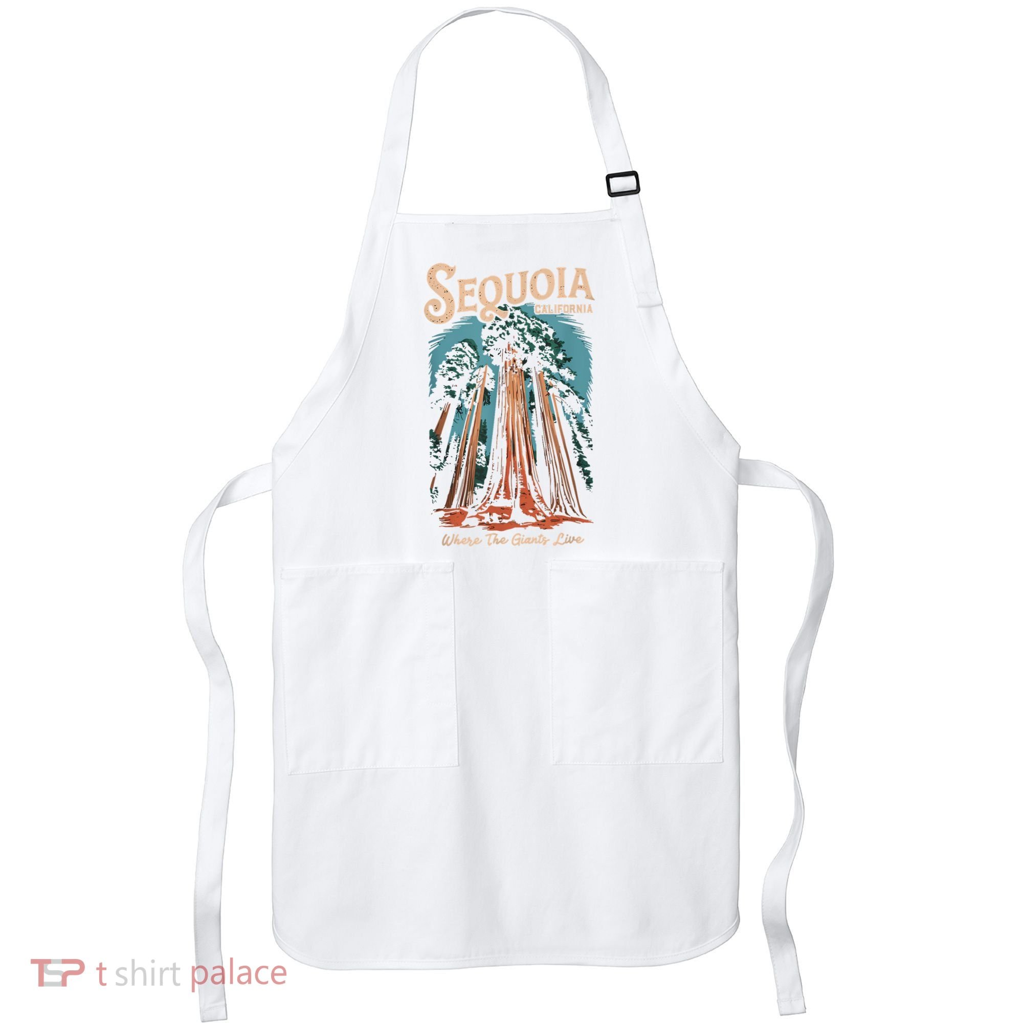 Sequoia National Park California Giant Tree Outdoors Apron