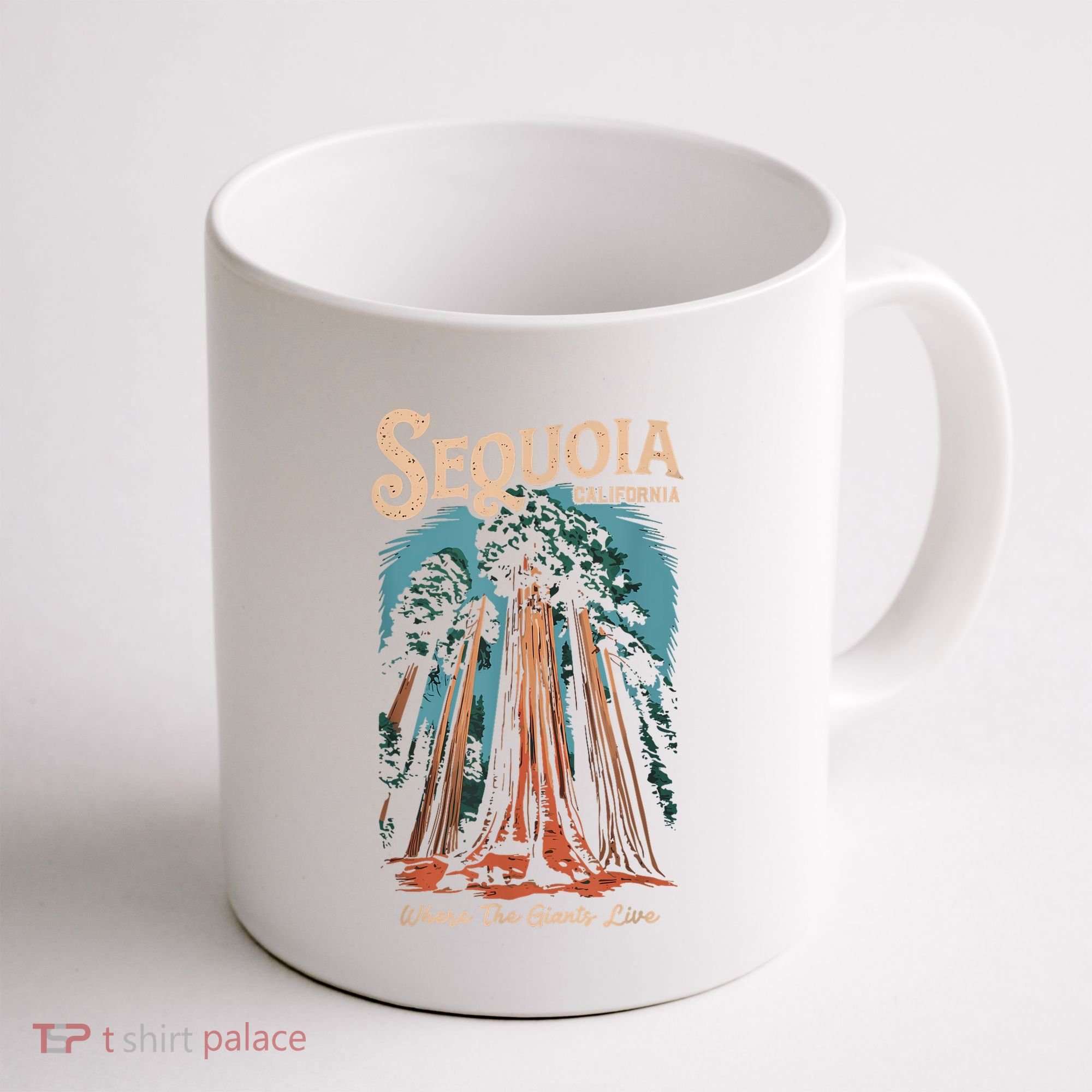 Sequoia National Park California Giant Tree Outdoors Coffee Mug