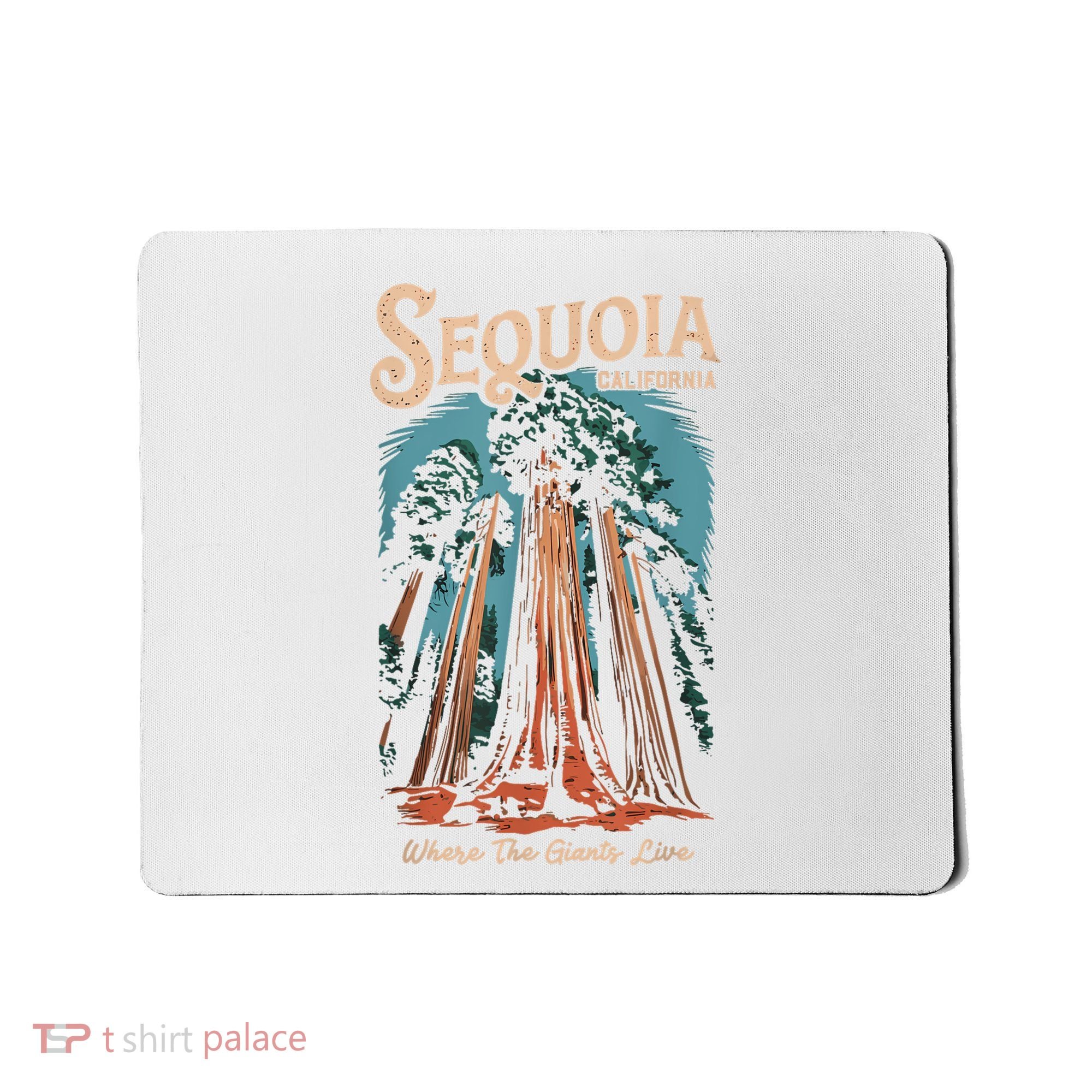 Sequoia National Park California Giant Tree Outdoors Mousepad
