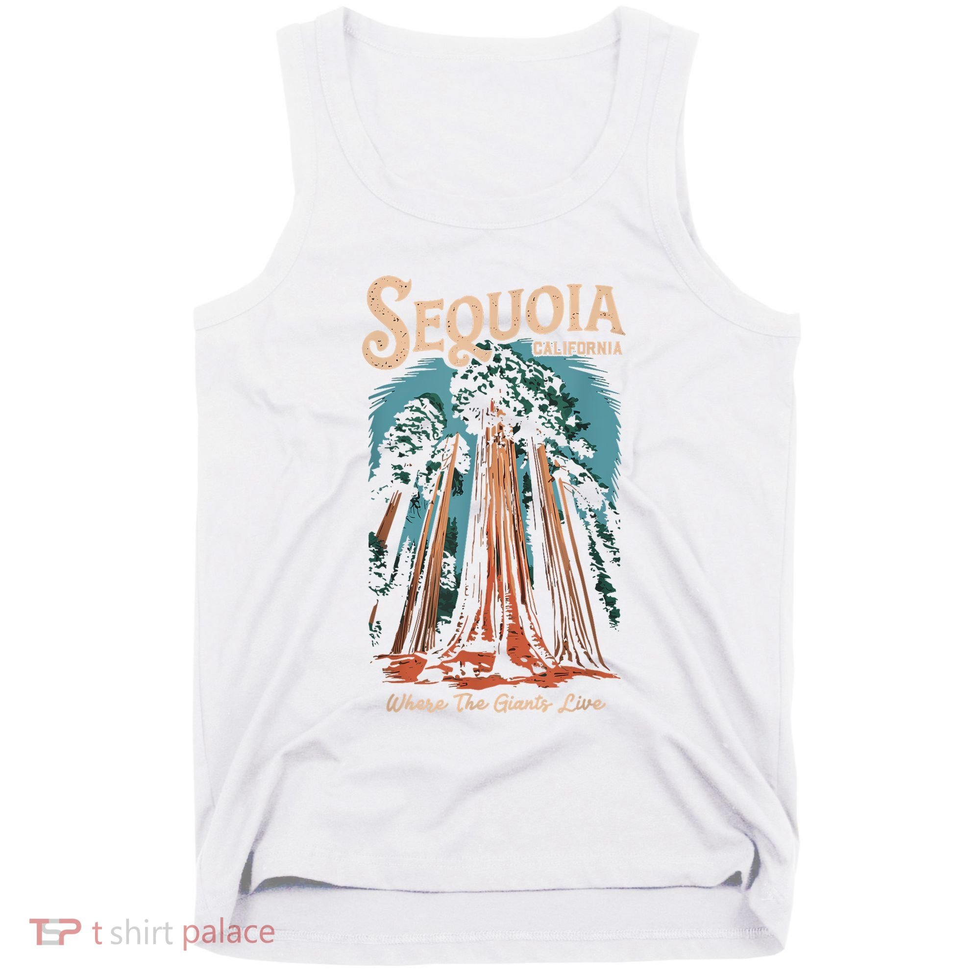 Sequoia National Park California Giant Tree Outdoors Tank Top