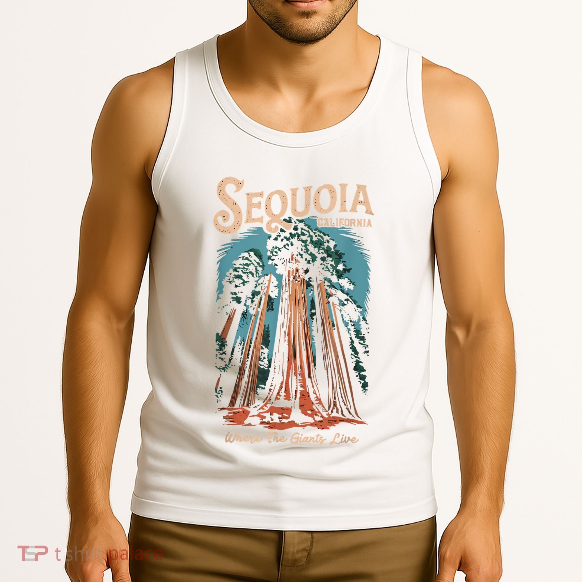 Sequoia National Park California Giant Tree Outdoors Tank Top