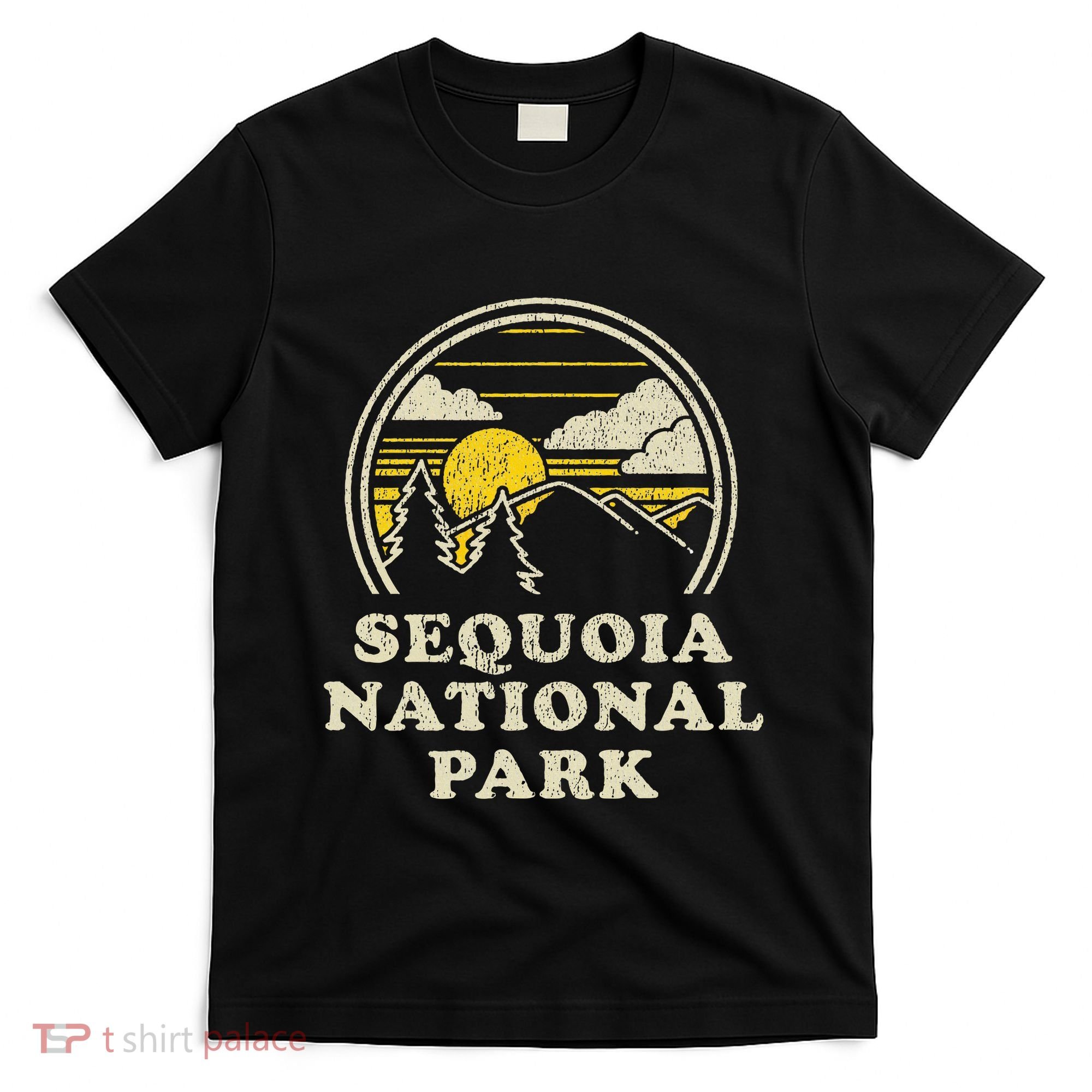 Sequoia National Park California Ca Vintage Hiking T-Shirt