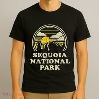 Sequoia National Park California Ca Vintage Hiking T-Shirt thumb 3