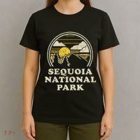 Sequoia National Park California Ca Vintage Hiking T-Shirt thumb 4