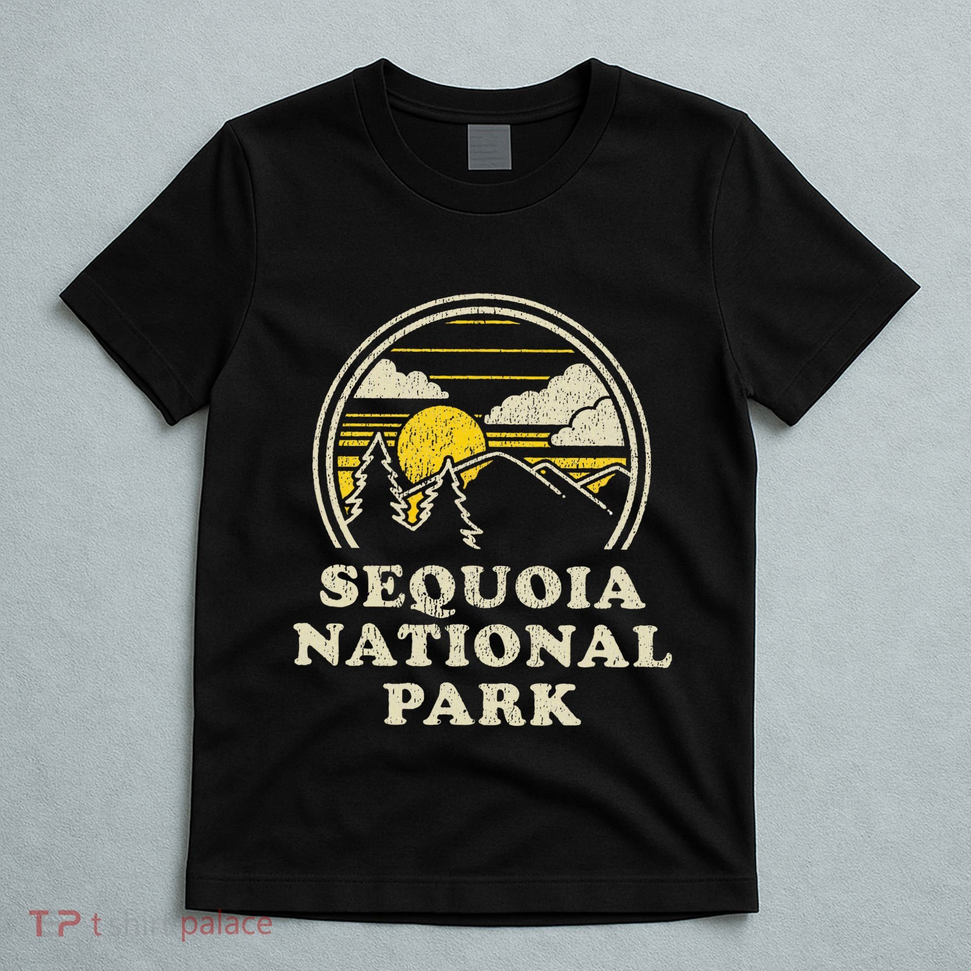 Sequoia National Park California Ca Vintage Hiking T-Shirt