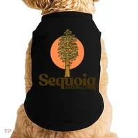 Sequoia National Park General Sher Tree Graphic Cool Gift Doggie Tank thumb 0