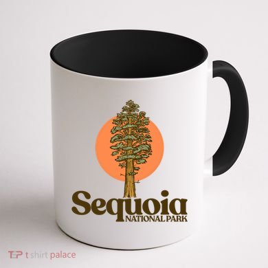 Sequoia National Park General Sher Tree Graphic Cool Gift Coffee Mug back