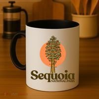 Sequoia National Park General Sher Tree Graphic Cool Gift Coffee Mug thumb 4