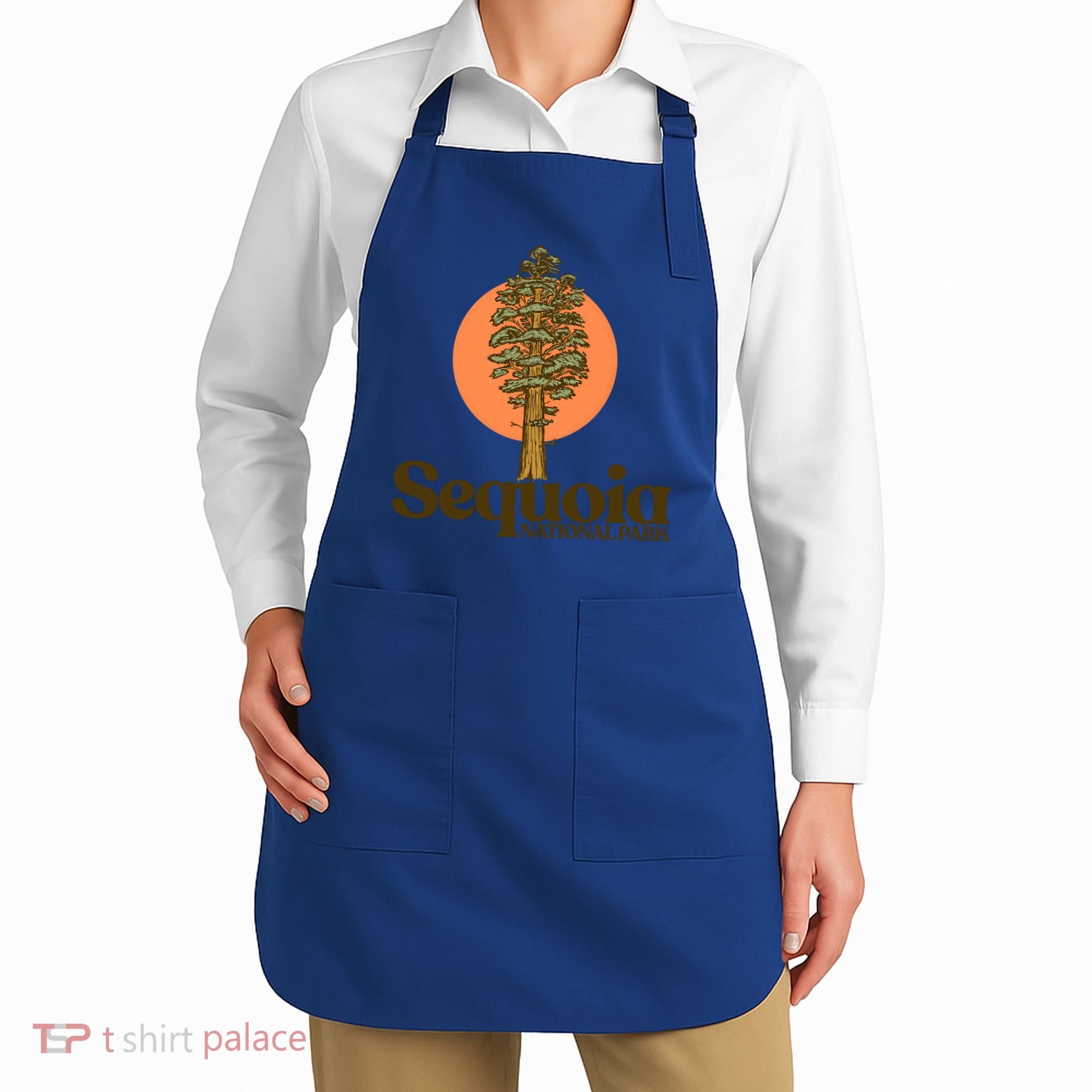 Sequoia National Park General Sher Tree Graphic Cool Gift Apron