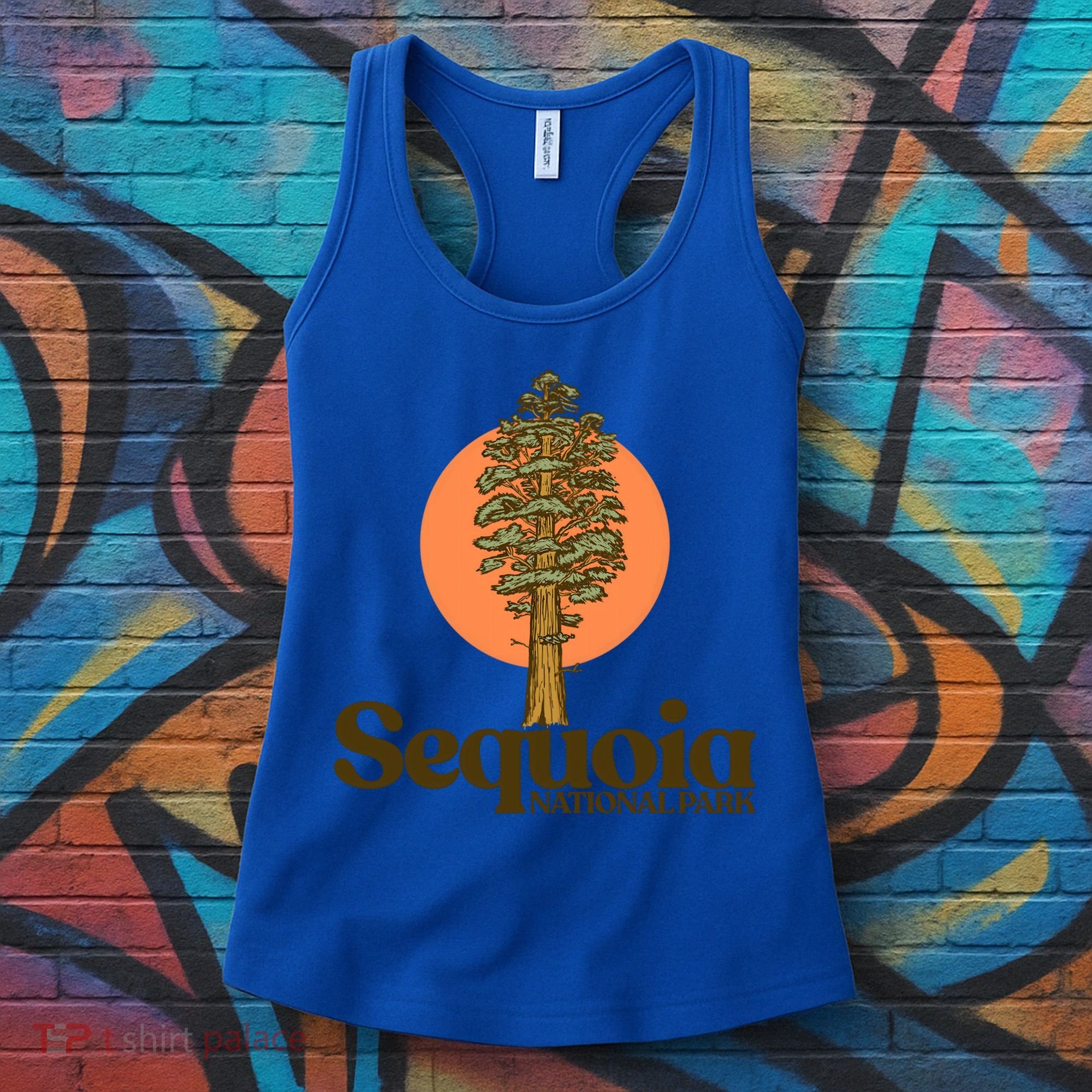 Sequoia National Park General Sher Tree Graphic Cool Gift Women's Tank Top