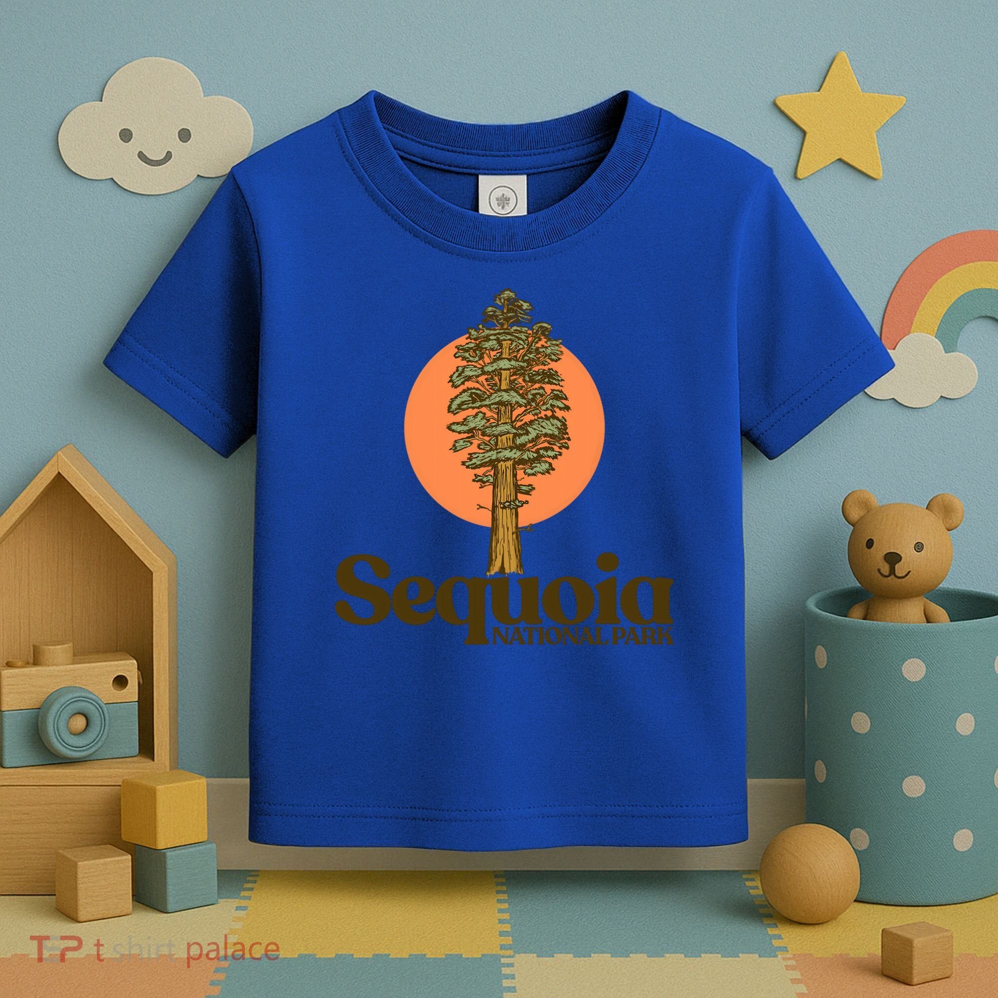 Sequoia National Park General Sher Tree Graphic Cool Gift Toddler T-Shirt