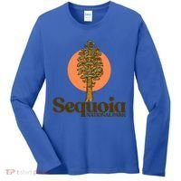 Sequoia National Park General Sher Tree Graphic Cool Gift Women's Long Sleeve Shirt thumb 0