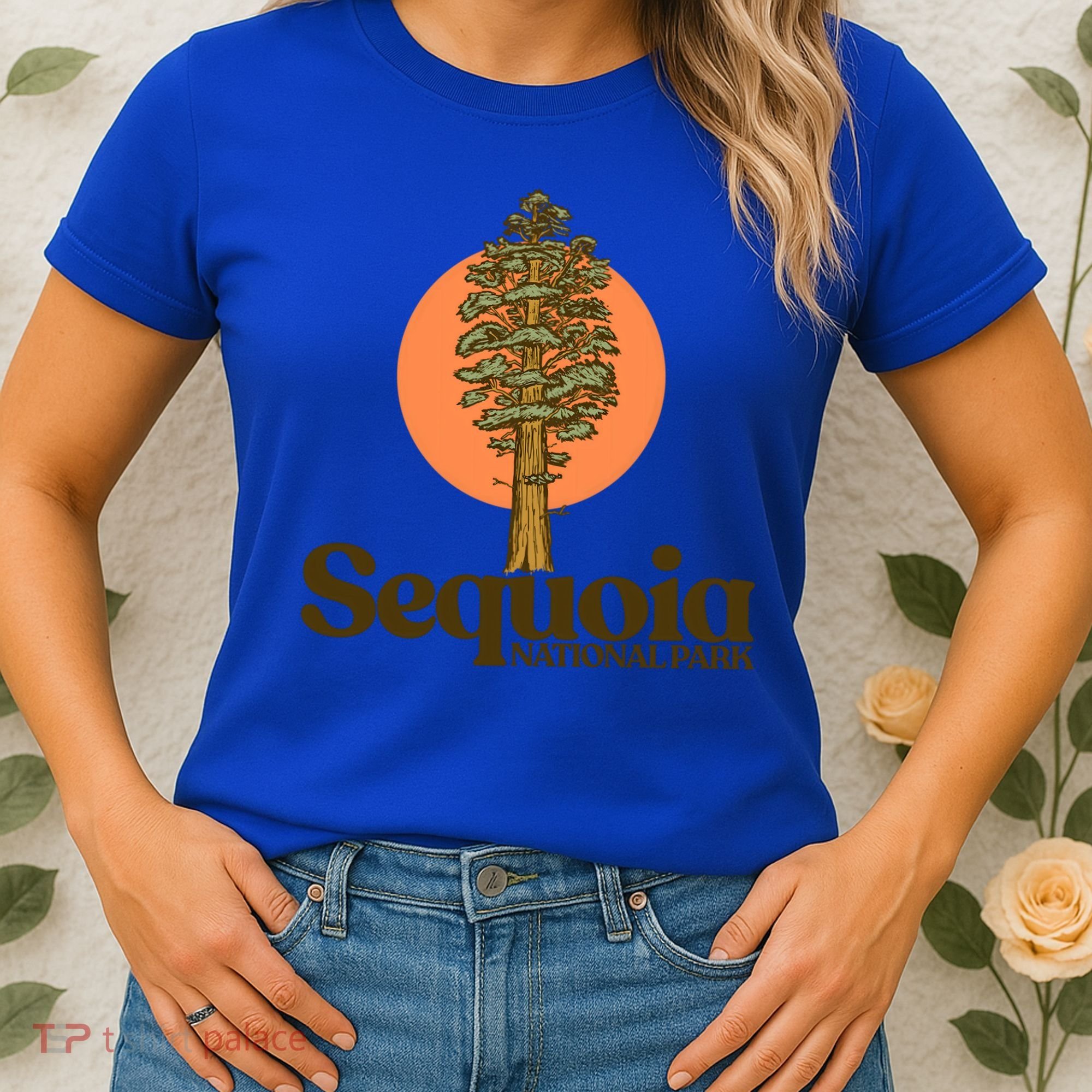 Sequoia National Park General Sher Tree Graphic Cool Gift Women's T-Shirt