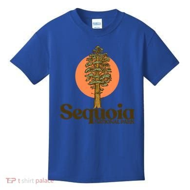 Sequoia National Park General Sher Tree Graphic Cool Gift Kids T-Shirt