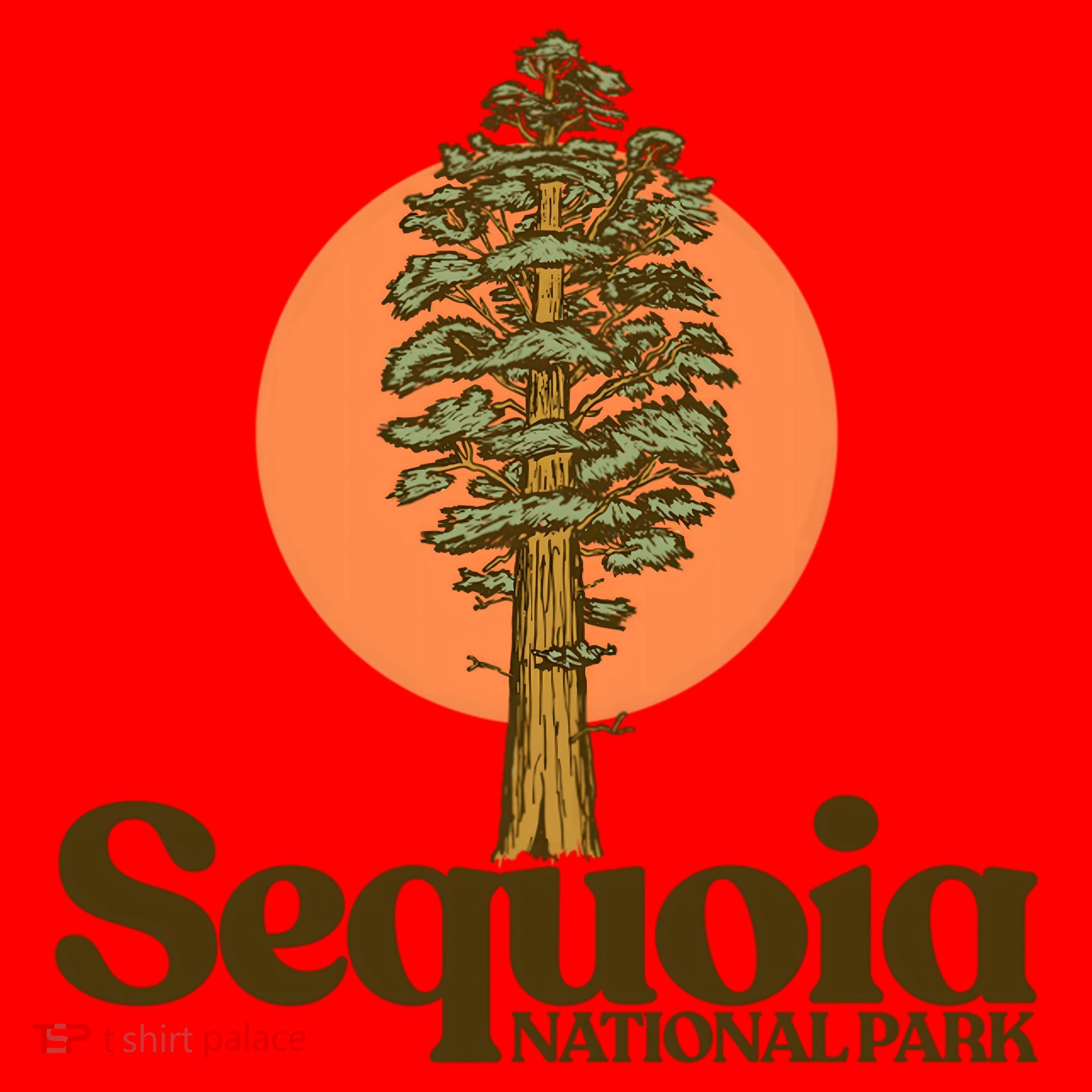 Sequoia National Park General Sher Tree Graphic Cool Gift Santa Hat
