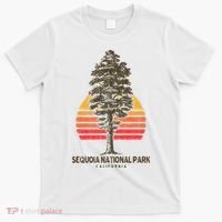 Sequoia National Park Retro Tree Minimalist Graphic T-Shirt thumb 0