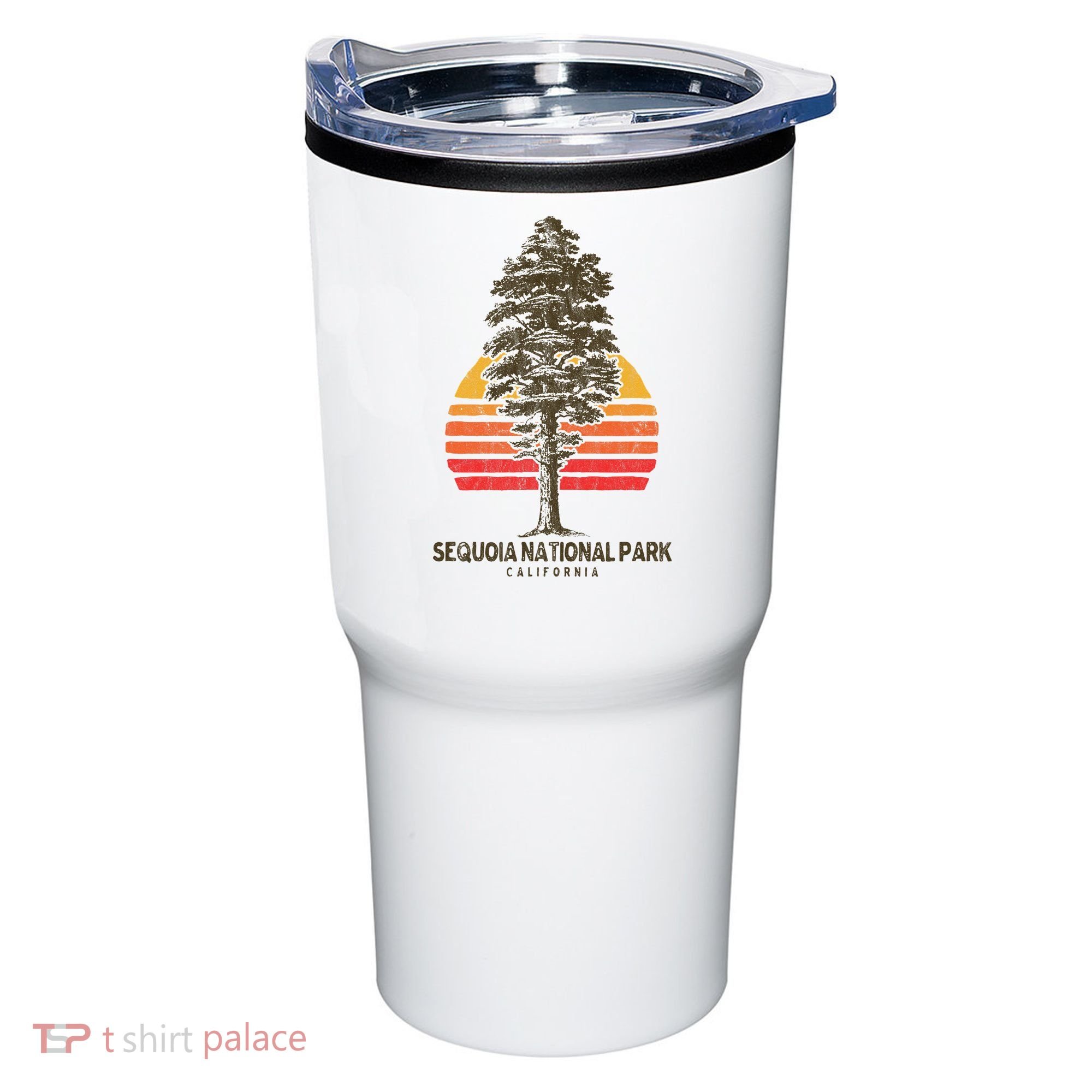 Sequoia National Park Retro Tree Minimalist Graphic Tumbler