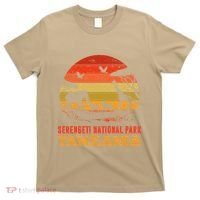 Serengeti National Park Tanzania Safari Animals Retro T-Shirt thumb 0