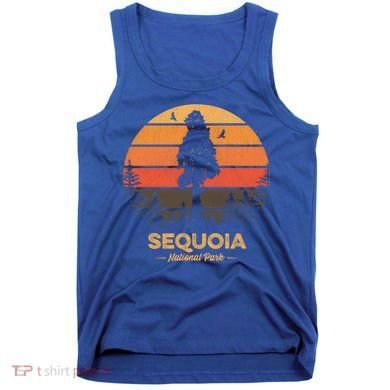 Sequoia National Park Gift Retro Vintage Souvenir Gift Tank Top