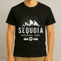 Sequoia National Park Retro Hiking Vacation Gift T-Shirt thumb 3