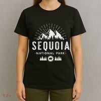 Sequoia National Park Retro Hiking Vacation Gift T-Shirt thumb 4
