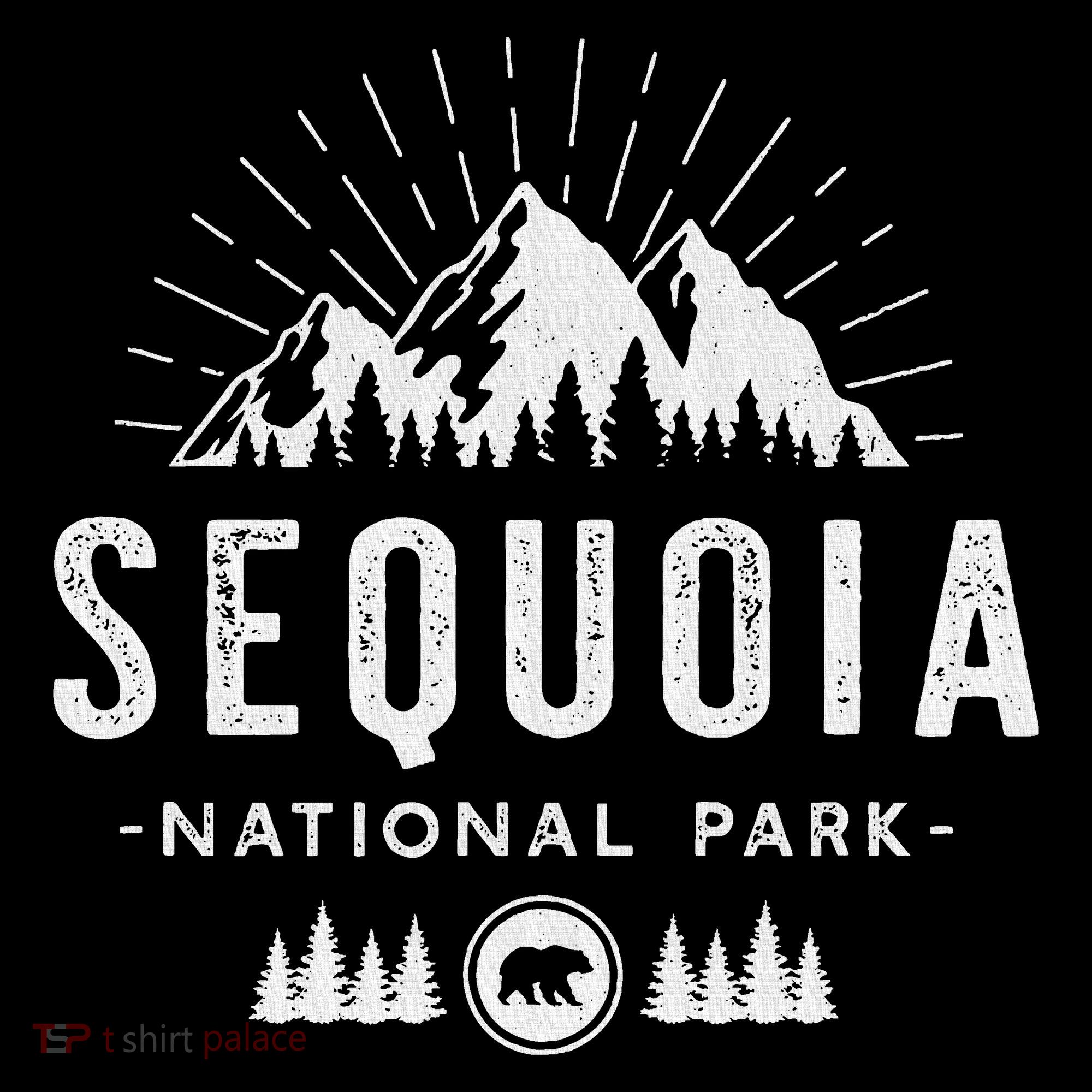 Sequoia National Park Retro Hiking Vacation Gift Women's Hoodie