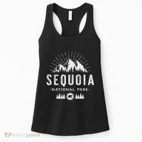 Sequoia National Park Retro Hiking Vacation Gift Women's Tank Top thumb 0
