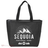 Sequoia National Park Retro Hiking Vacation Gift Tote Bag thumb 0