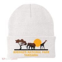 Serengeti National Park Tanzania Beanie thumb 0